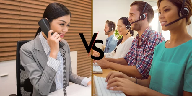 Answering Service vs Call Center- Dazonn assist