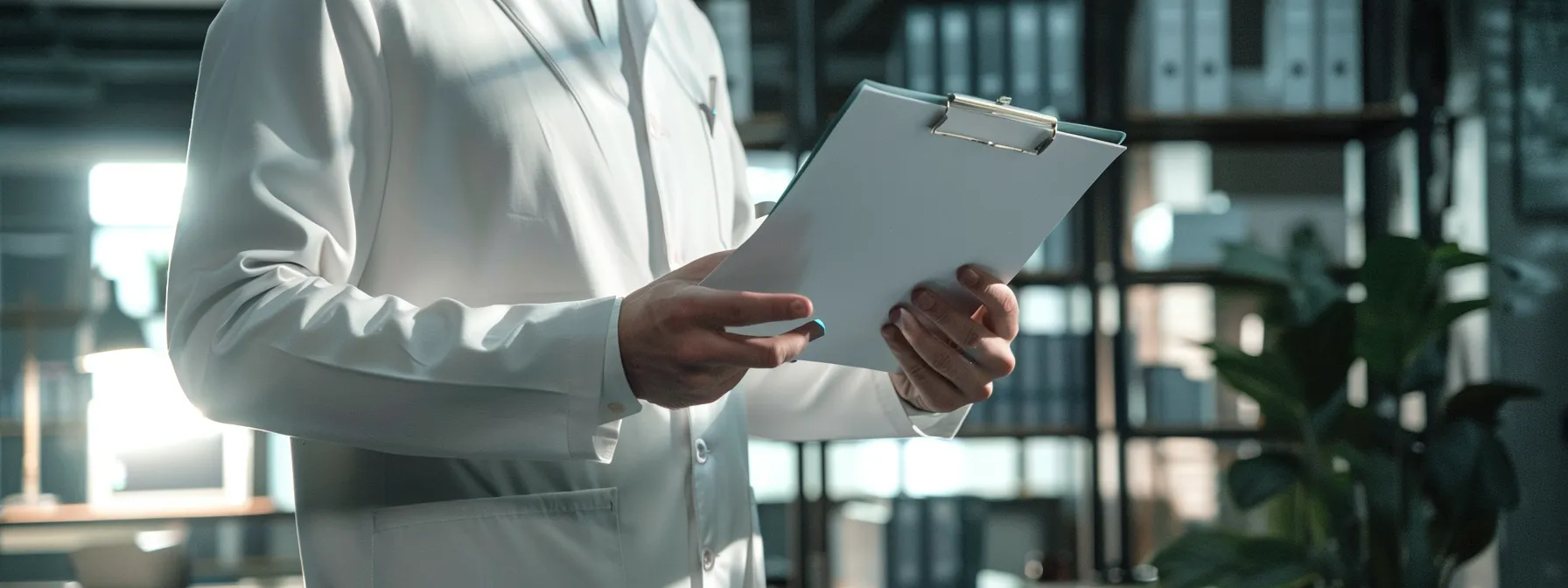 a professional telemarketer holding a notebook, surrounded by charts and graphs, fine-tuning their cold calling strategy for better results.