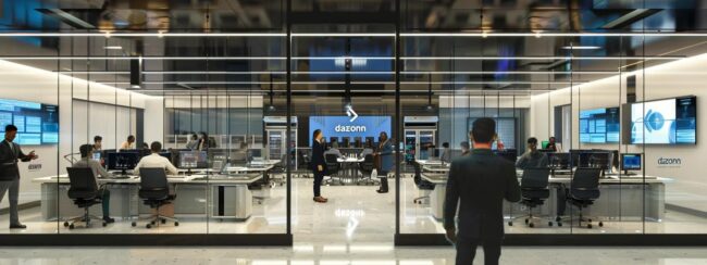 Business representatives discussing benefits of a 24/7 answering service in 2025.