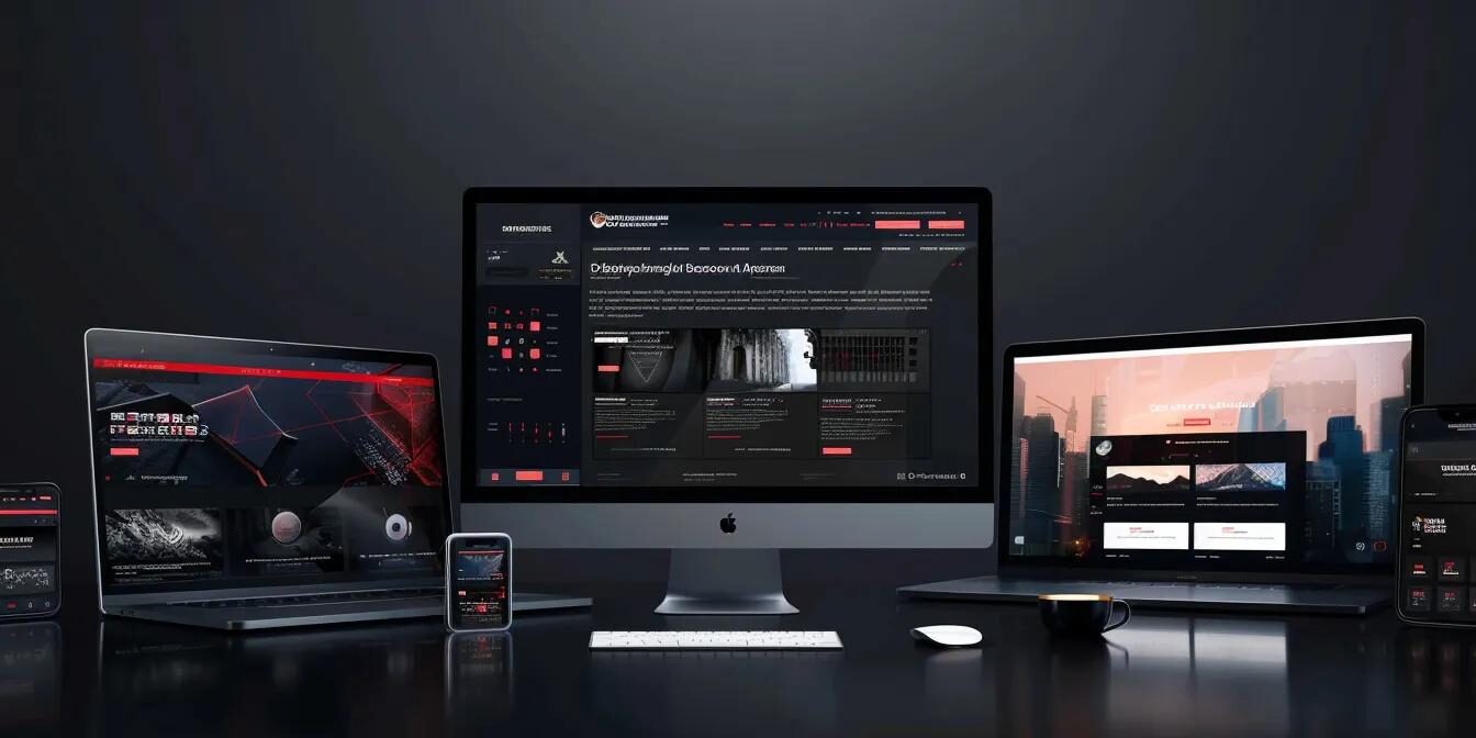 group of websites and Dazonn Technologies written on them
