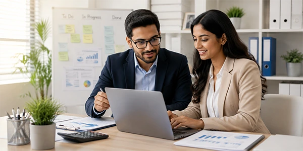 Administrative data processing for CRM cleanup and internal reporting.