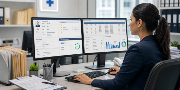 Healthcare data conversion for medical and administrative records