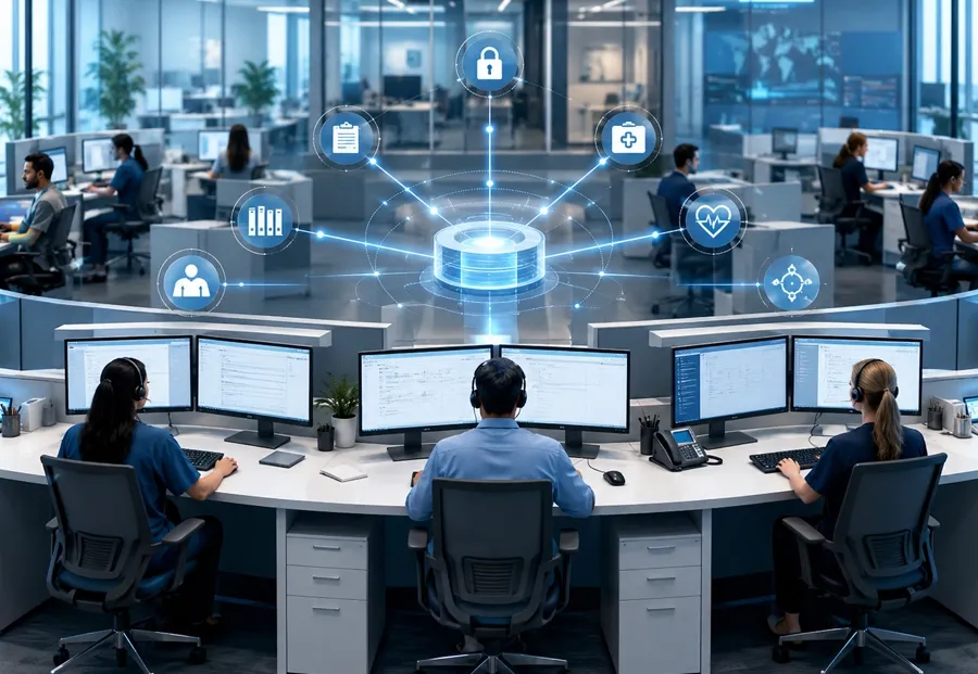 Scalable healthcare BPO workflow