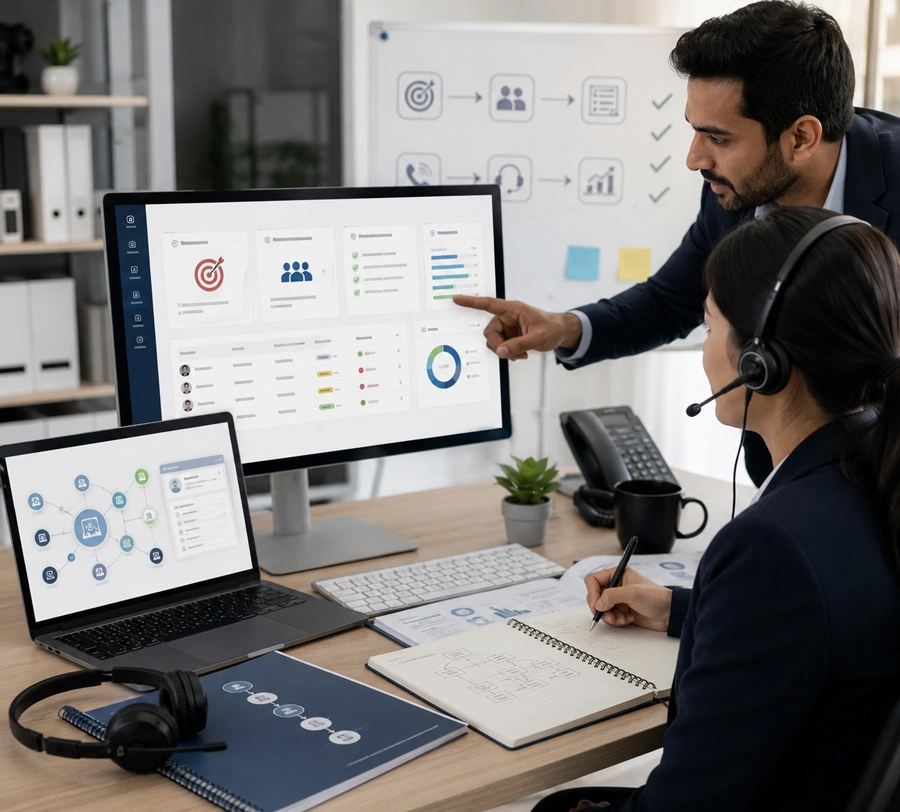 Telemarketing campaign onboarding and setup planning.